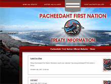 Tablet Screenshot of pacheedahtfirstnation.com